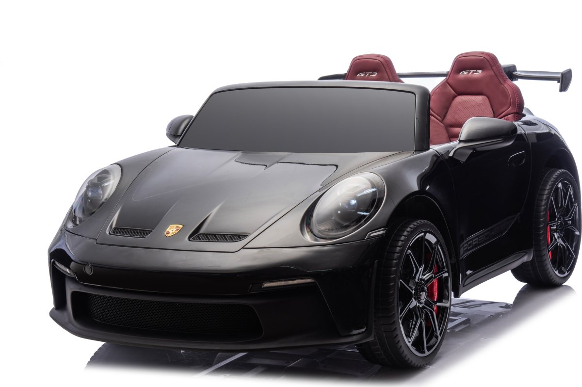 Elbil Porsche Spyder 911 GT3 barnbil, svart