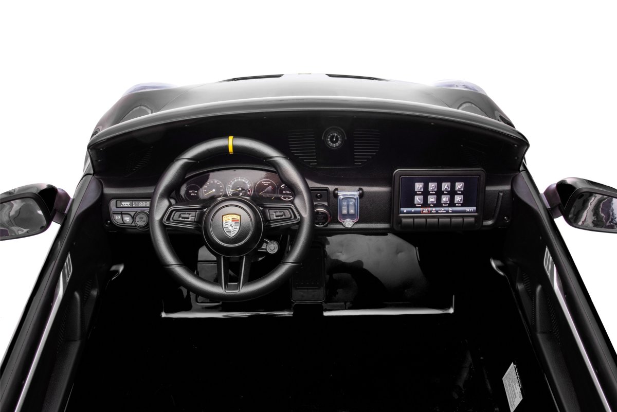Elbil Porsche Spyder 911 GT3 barnbil, svart
