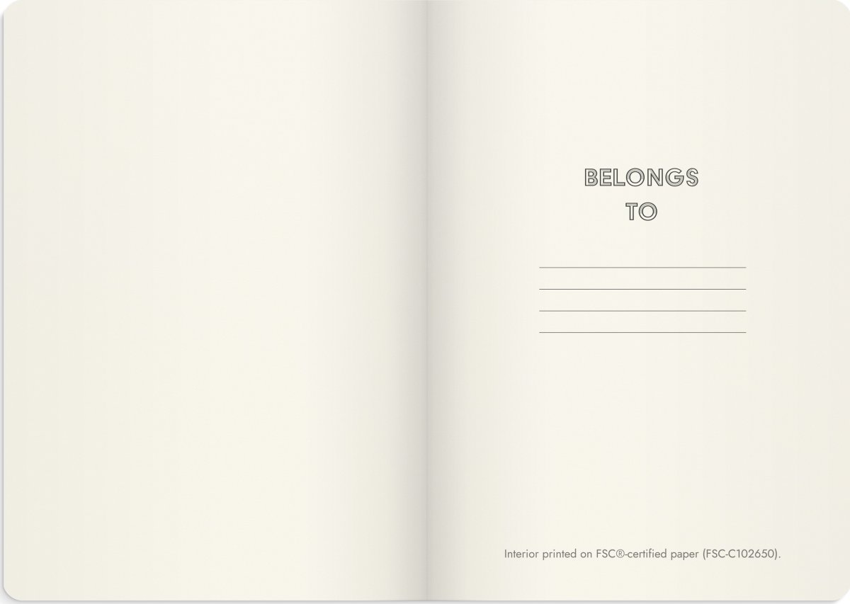 Burde Deluxe Anteckningsbok | A6 | Linjerad | Brun