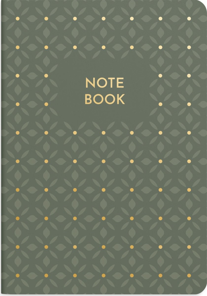 Burde Anteckning | 14x21 cm | 2-pk | Green&Pattern