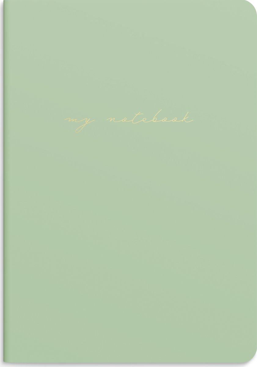 Burde Anteckning | 14x21 cm | 2-pk | Green&Pattern