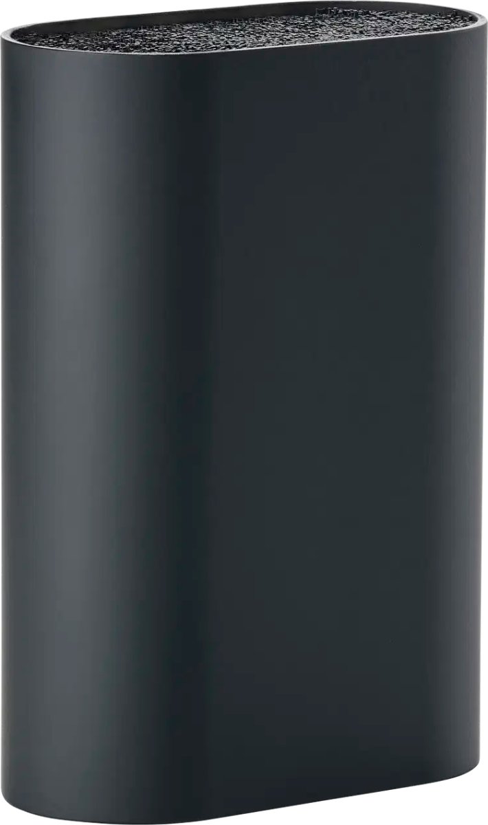 Zone Singles Knivblock, 17 x 9 x 24 cm, svart
