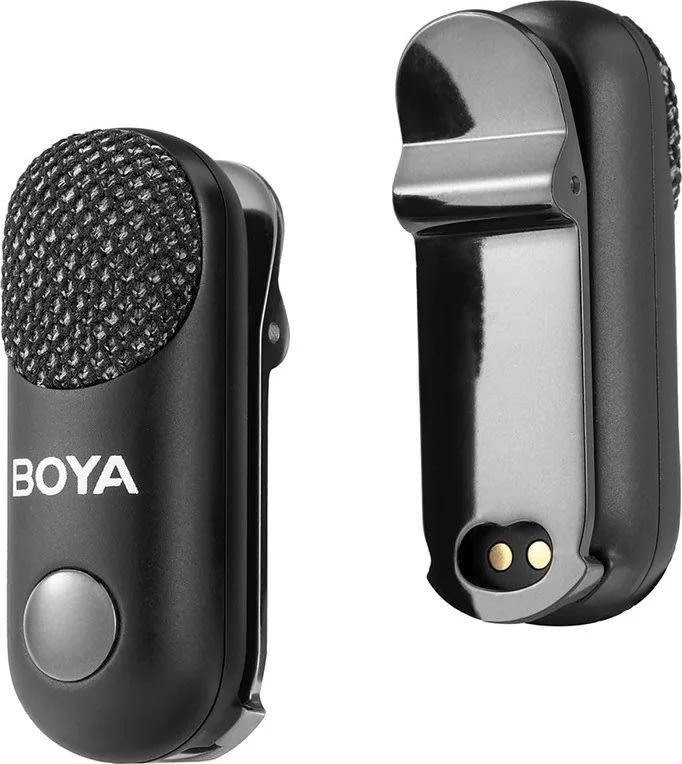 Boya Mikrofon Transformator, USB-C, 3,5 mm, svart