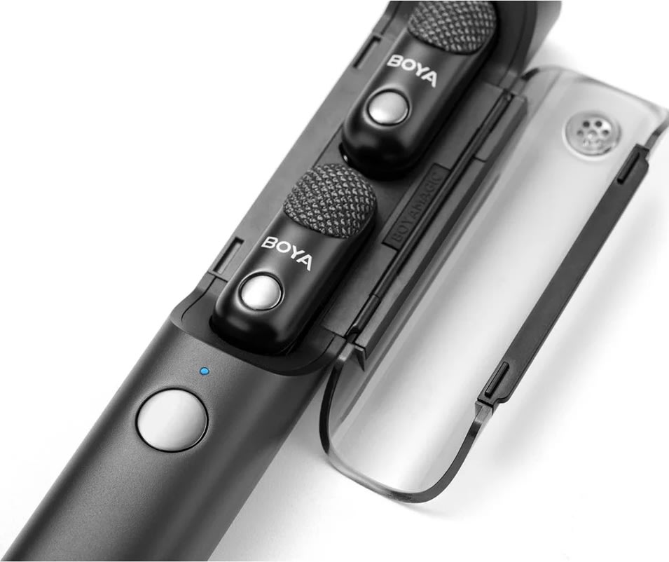 Boya Mikrofon Transformator, USB-C, 3,5 mm, svart