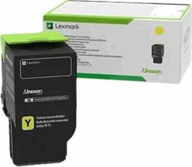 Lexmark CS421 lasertoner, gul, 5000 sidor
