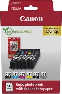 Canon PGI-530/CLI-531 Bläckpatroner, flerpack