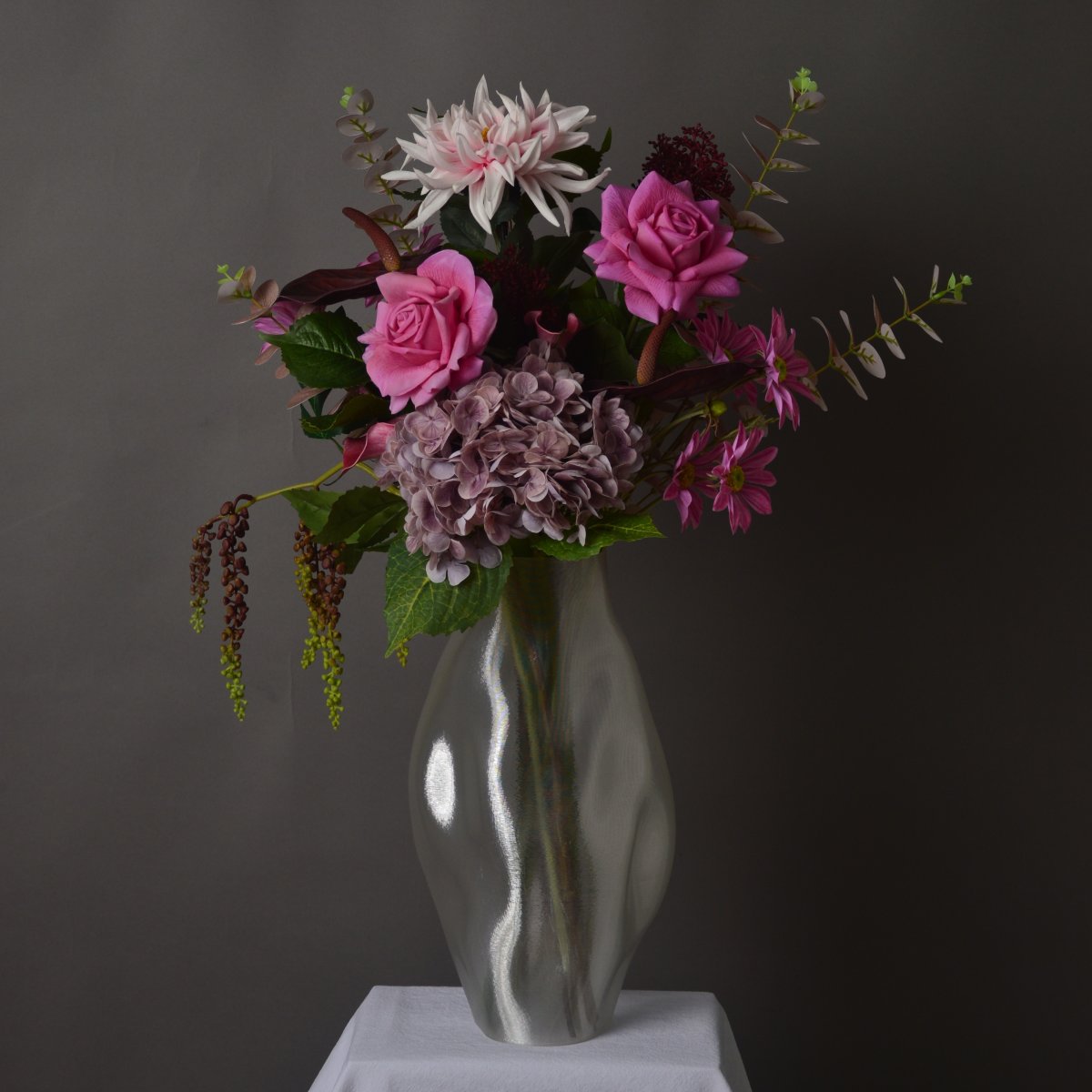 Aura Copenhagen Bukett 15 stjälkar, rosa