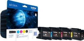 Brother LC1280XLVALBP Bläckpatroner, flerpack, 6k