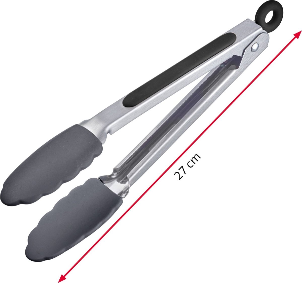Westmark kökstång med lås, 27 cm, stål/silikon