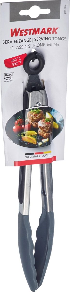 Westmark kökstång med lås, 27 cm, stål/silikon
