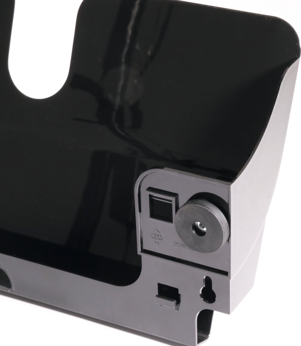 Durable FP Broschyrhållare 2xA4 Magnetisk | Svart