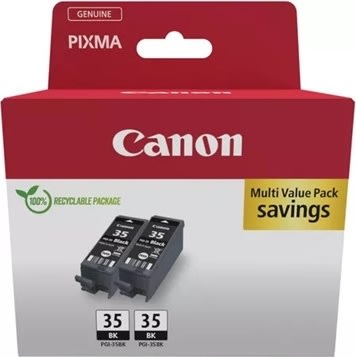 Canon PGI-35 Bläckpatroner, svart, 2-pack