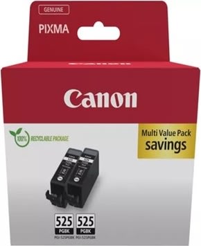 Canon PGI-525 Bläckpatroner, svart, 2-pack