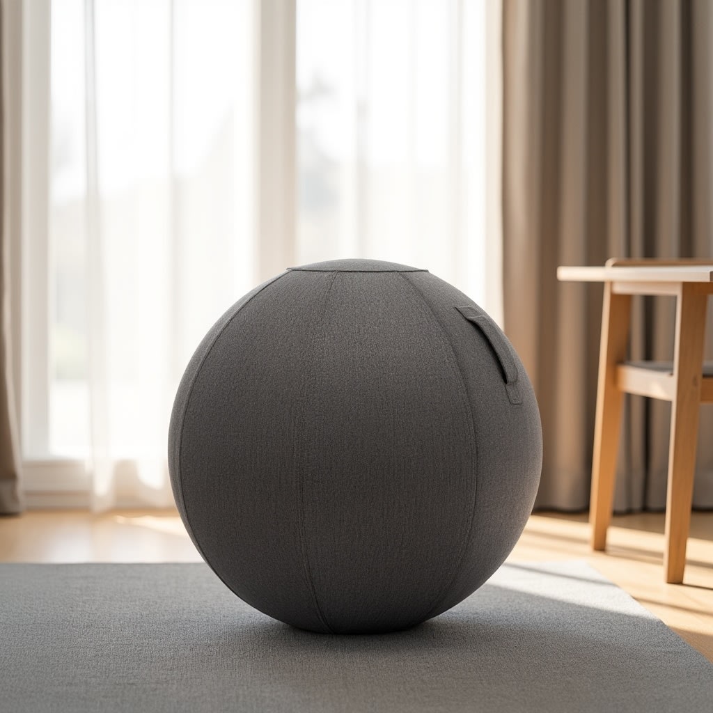 Lux balansboll 65 cm, Grå