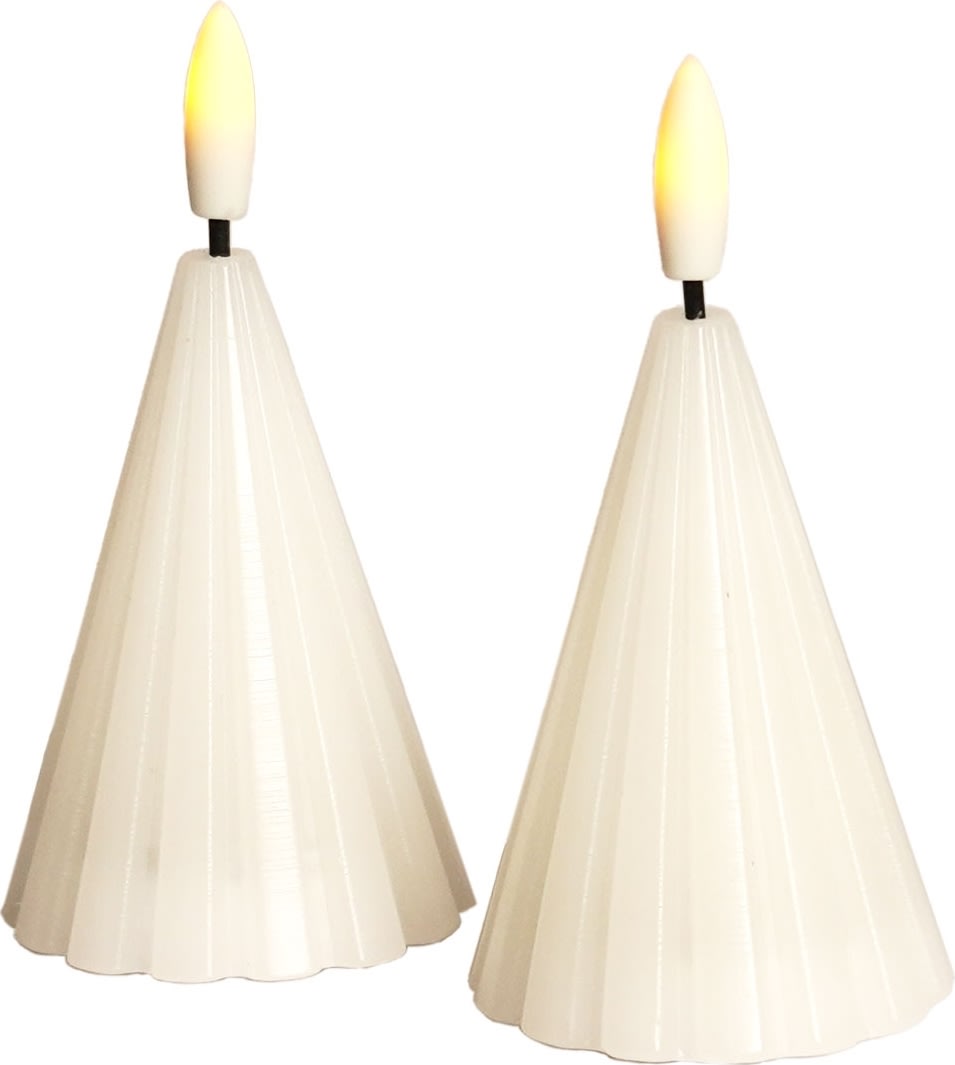 Sirius Laura LED Gran, Vit, 2 st.