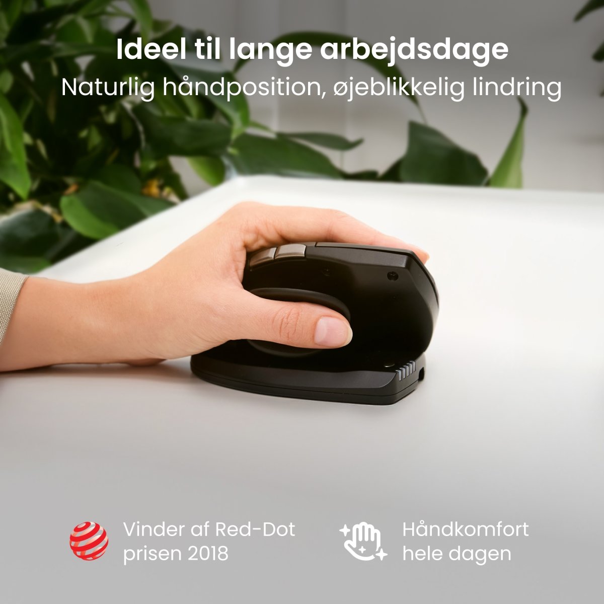 Contour Unimouse, vänster hand, trådlös