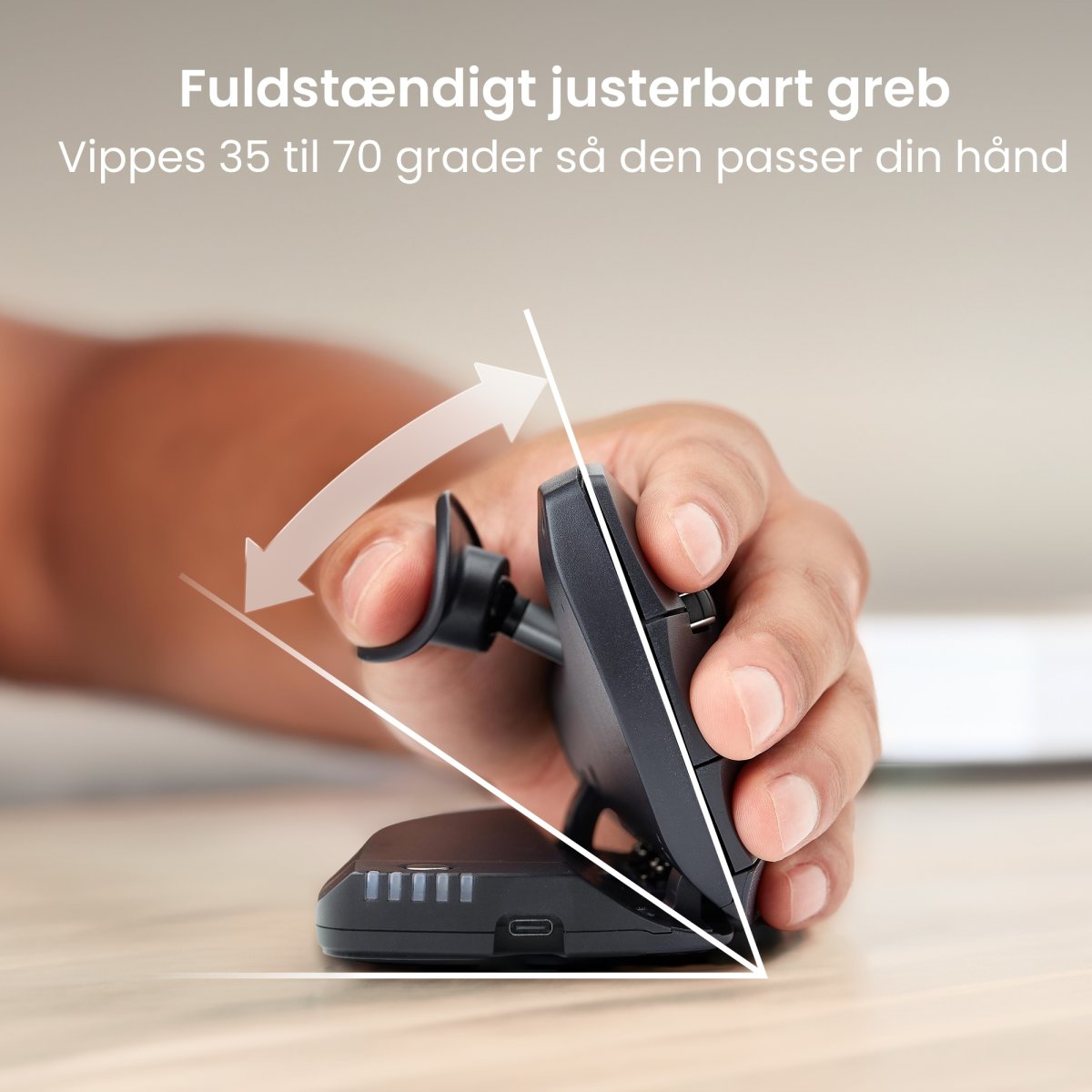 Contour Unimouse, vänster hand, trådlös