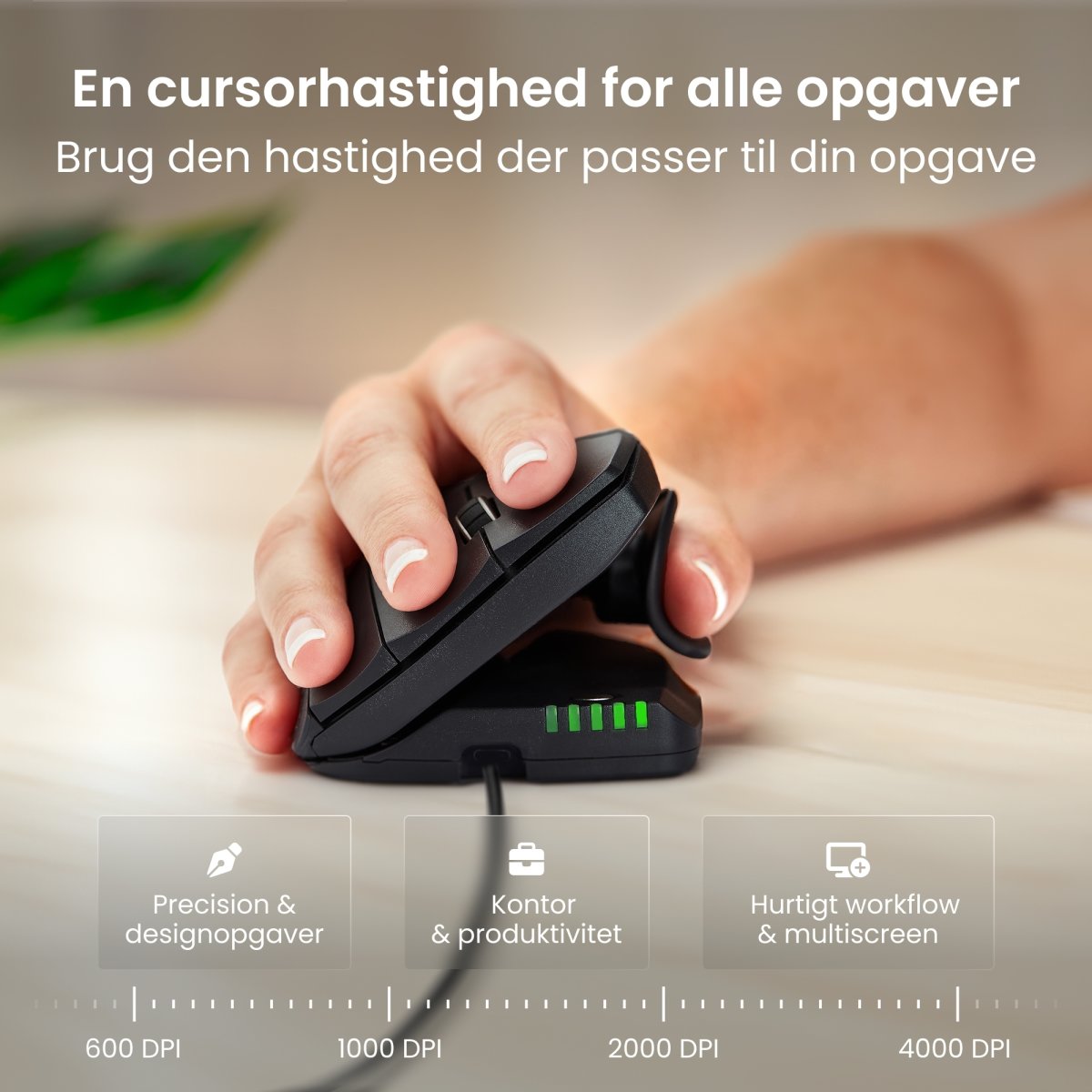 Contour Unimouse, höger hand, kabelansluten