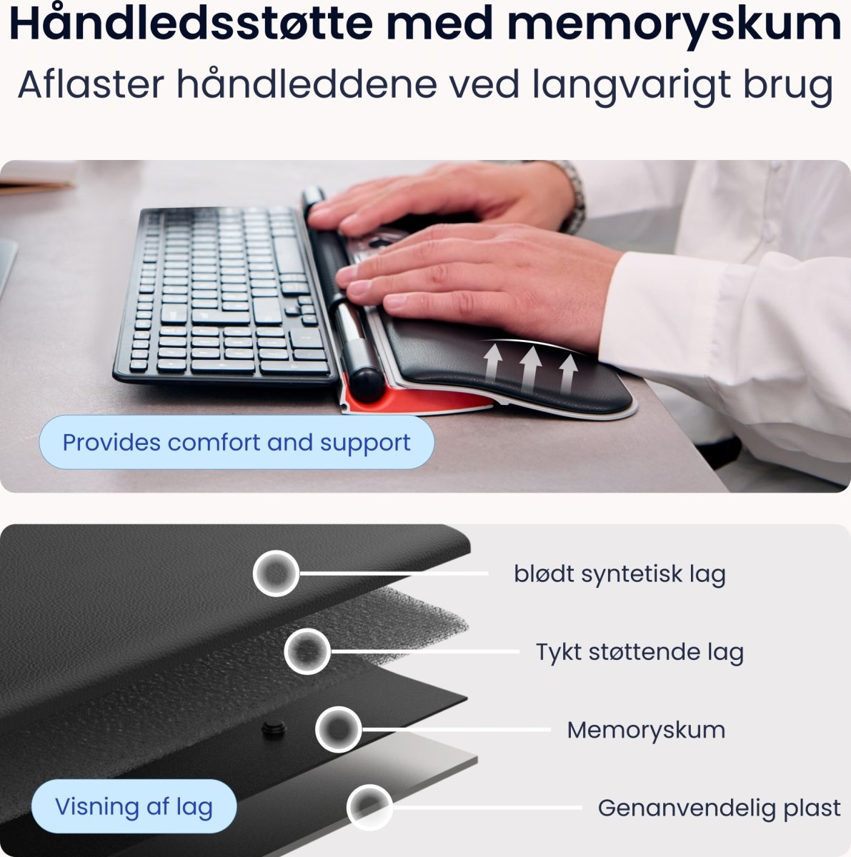 Contour Wrist rest till Balance Keyboard