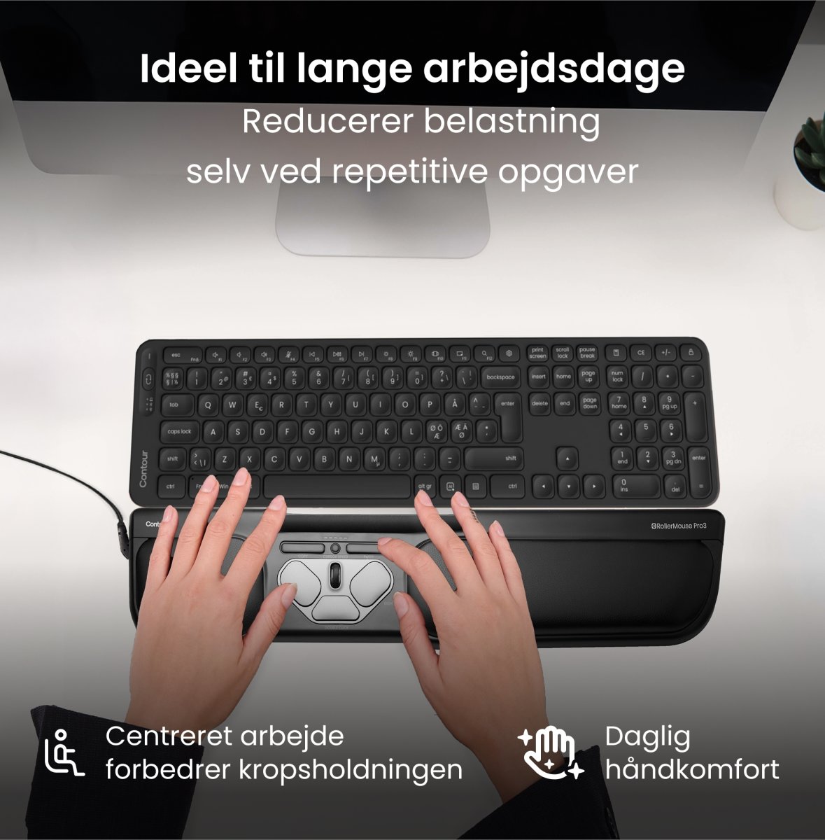 Contour RollerMouse Pro3, svart