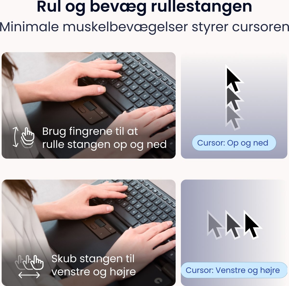 Contour RollerMouse Pro Trådlös Extended WR, läder