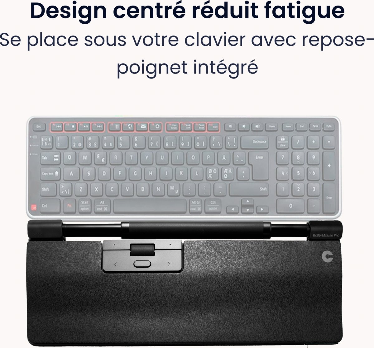 Contour RollerMouse Pro Wireless Regular WR | Grå