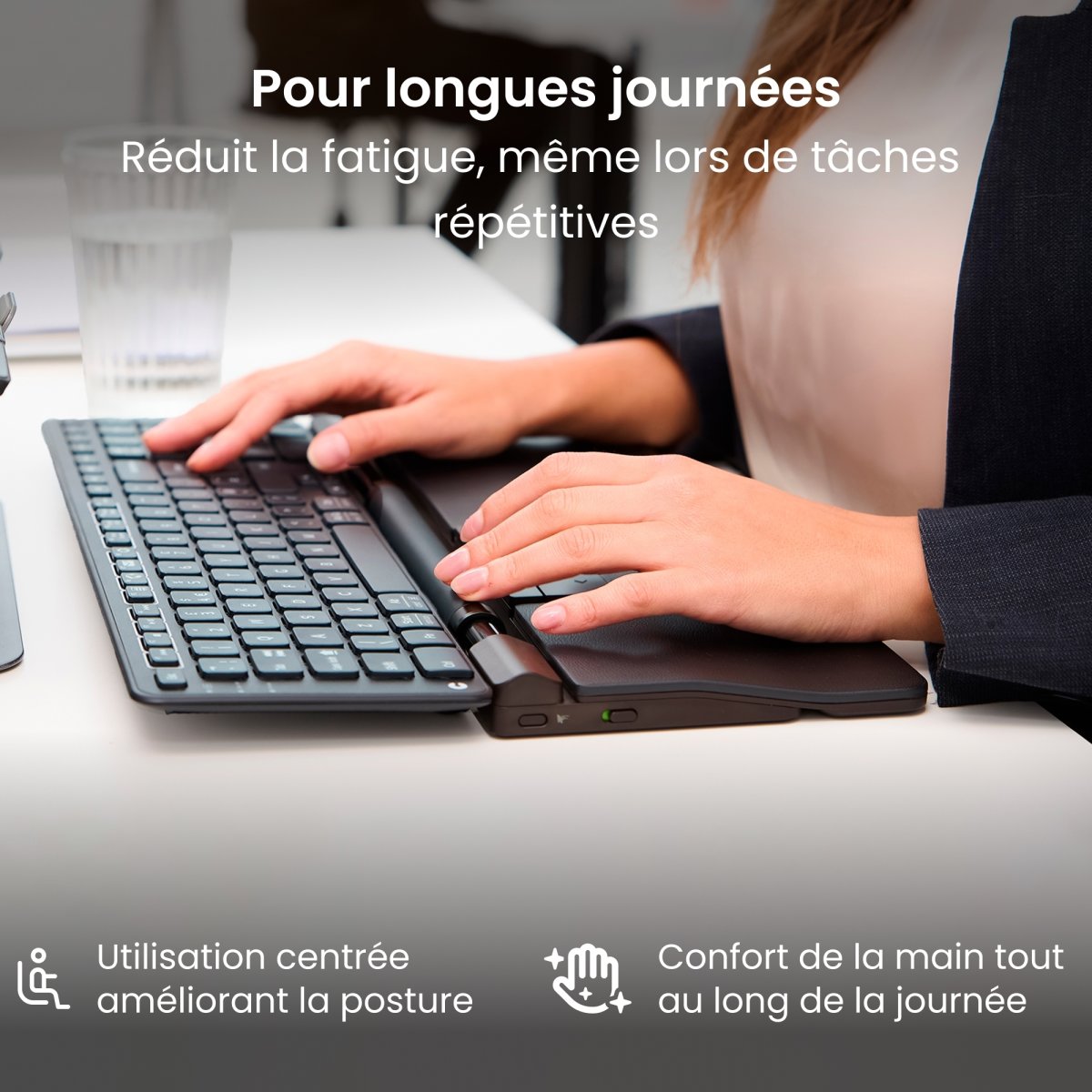 Contour RollerMouse Pro Wireless Regular WR | Grå