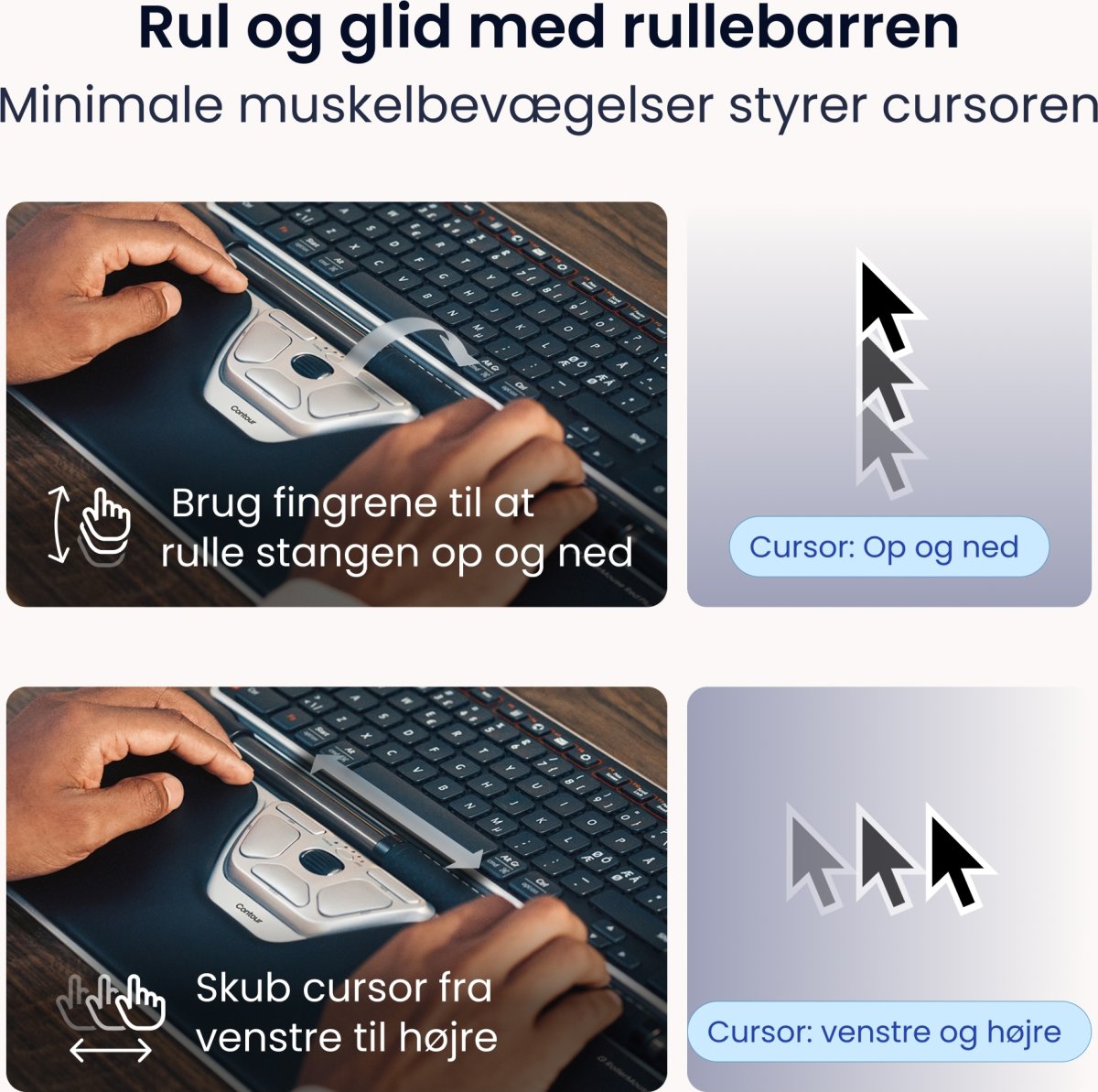 Contour RollerMouse Red Max, Trådad