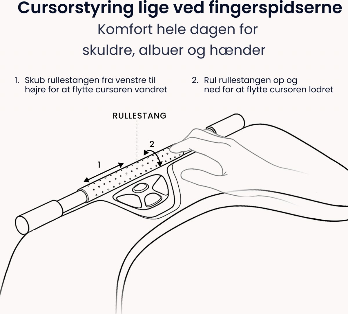Contour RollerMouse Red Max, Trådad