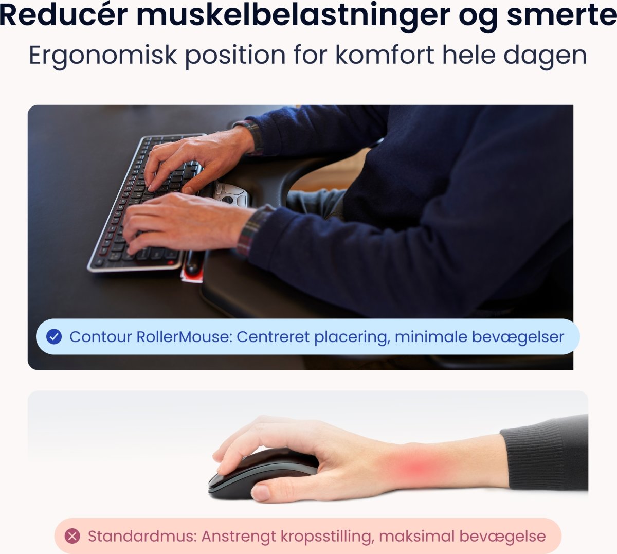 Contour RollerMouse Red Max, Trådad