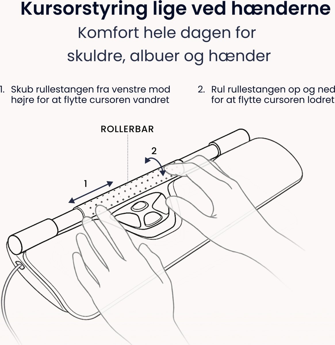 Contour RollerMouse Red, Trådbunden