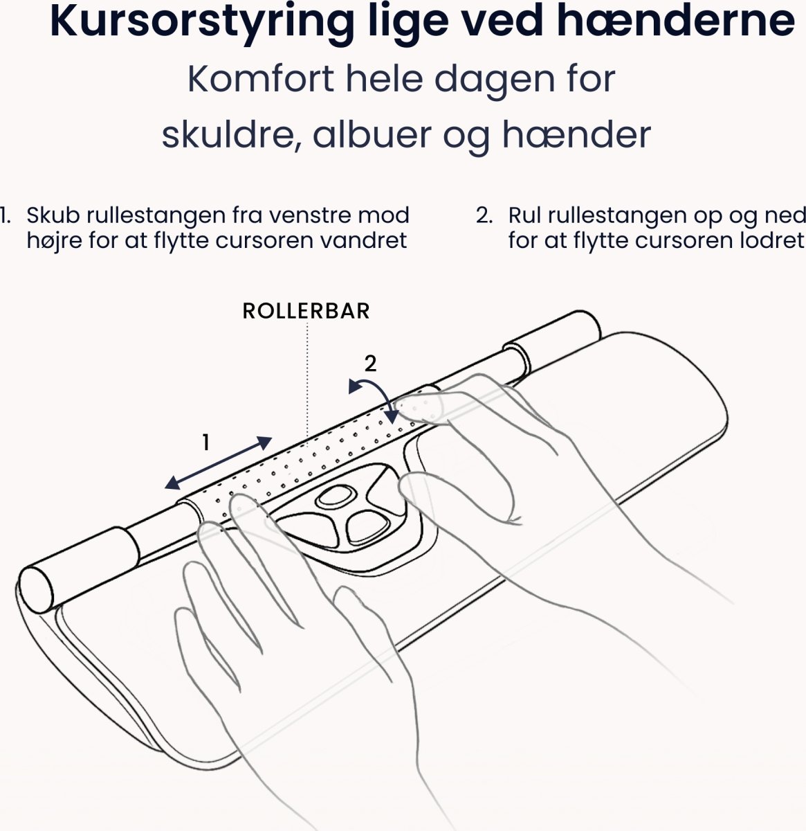 Contour RollerMouse Red, Trådlös
