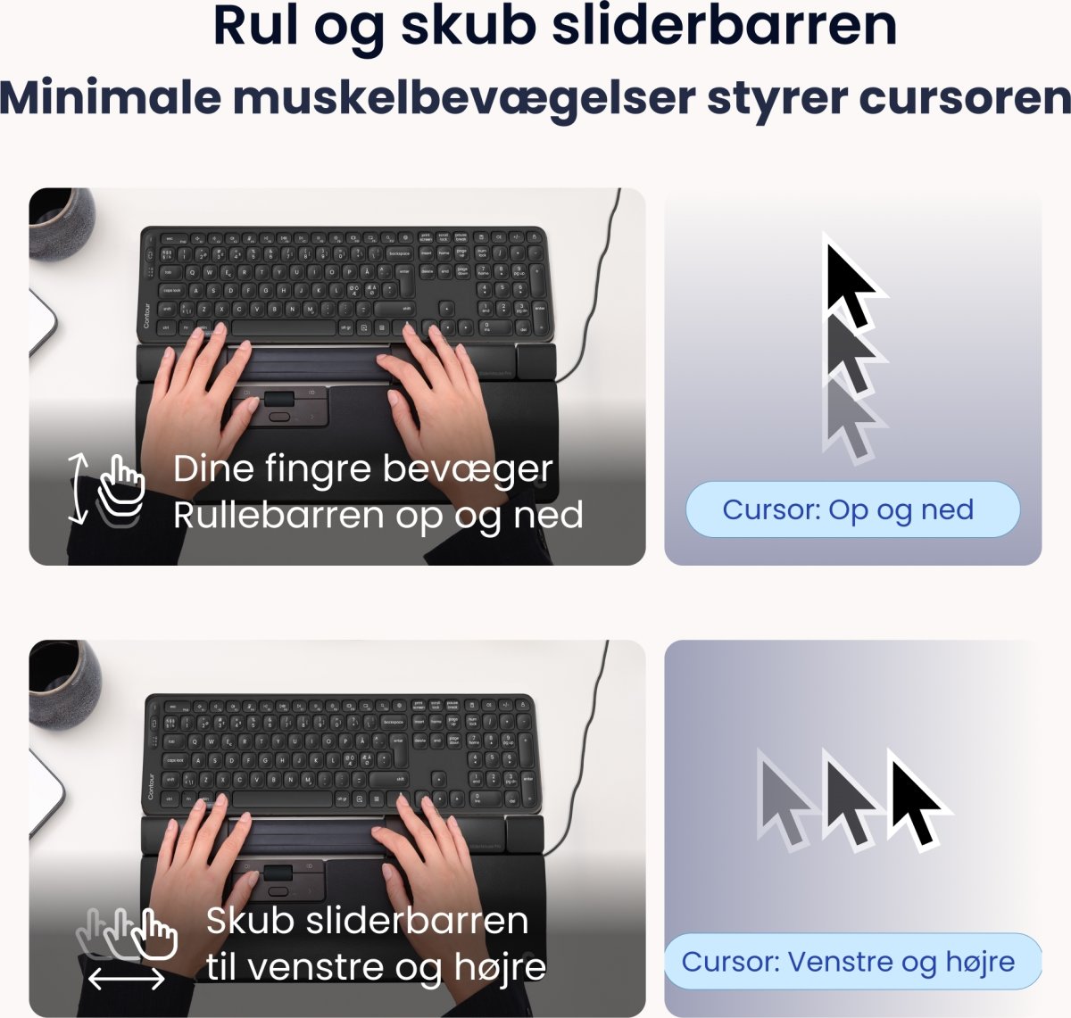 Contour SliderMouse Pro Wired Extended WR, läder