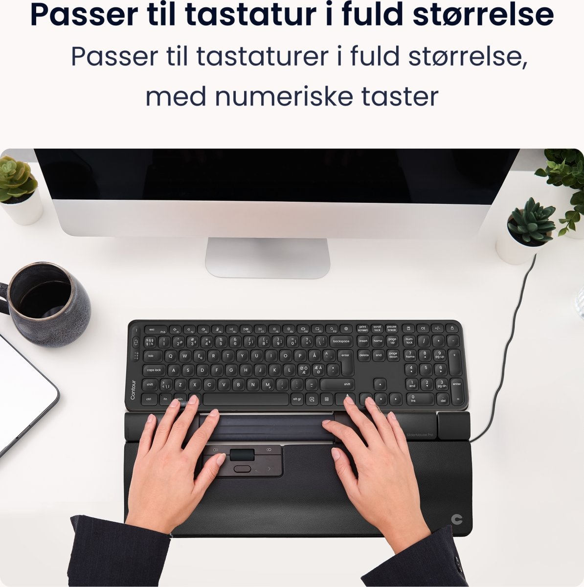 Contour SliderMouse Pro Wired Extended WR, läder