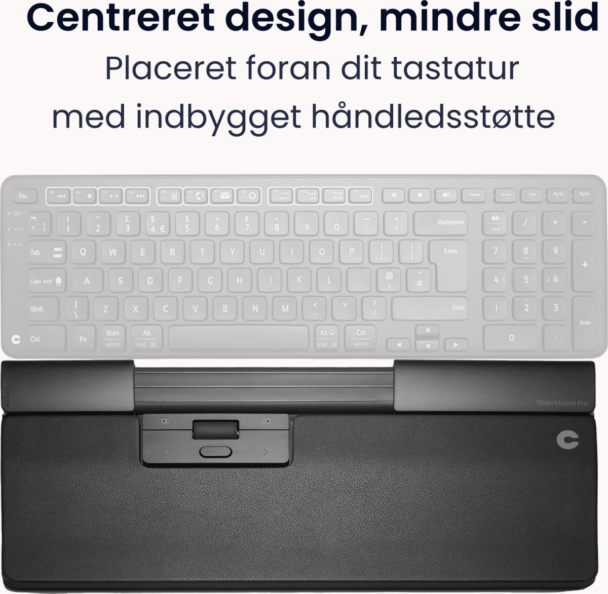 Contour SliderMouse Pro Trådlös Extended WR, läder
