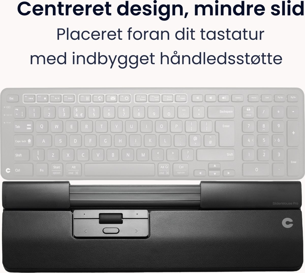 Contour SliderMouse Pro Trådlös Slim WR, läder