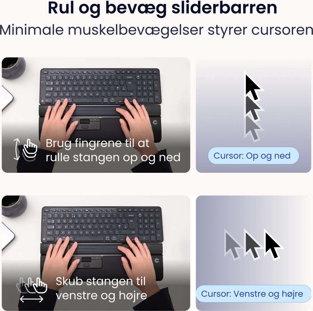 Contour SliderMouse Pro Trådlös Slim WR, läder