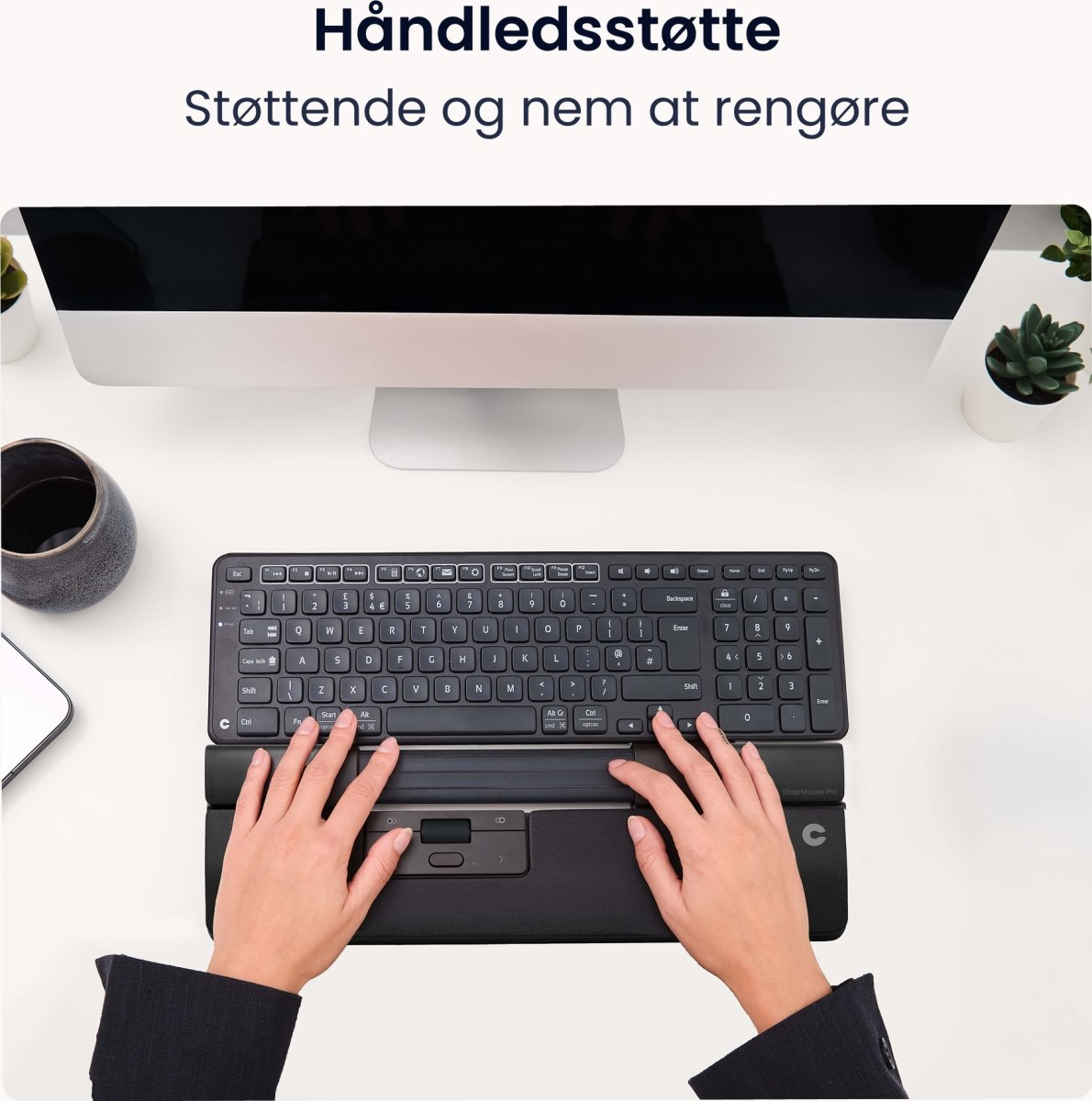 Contour SliderMouse Pro Trådlös Slim WR, läder