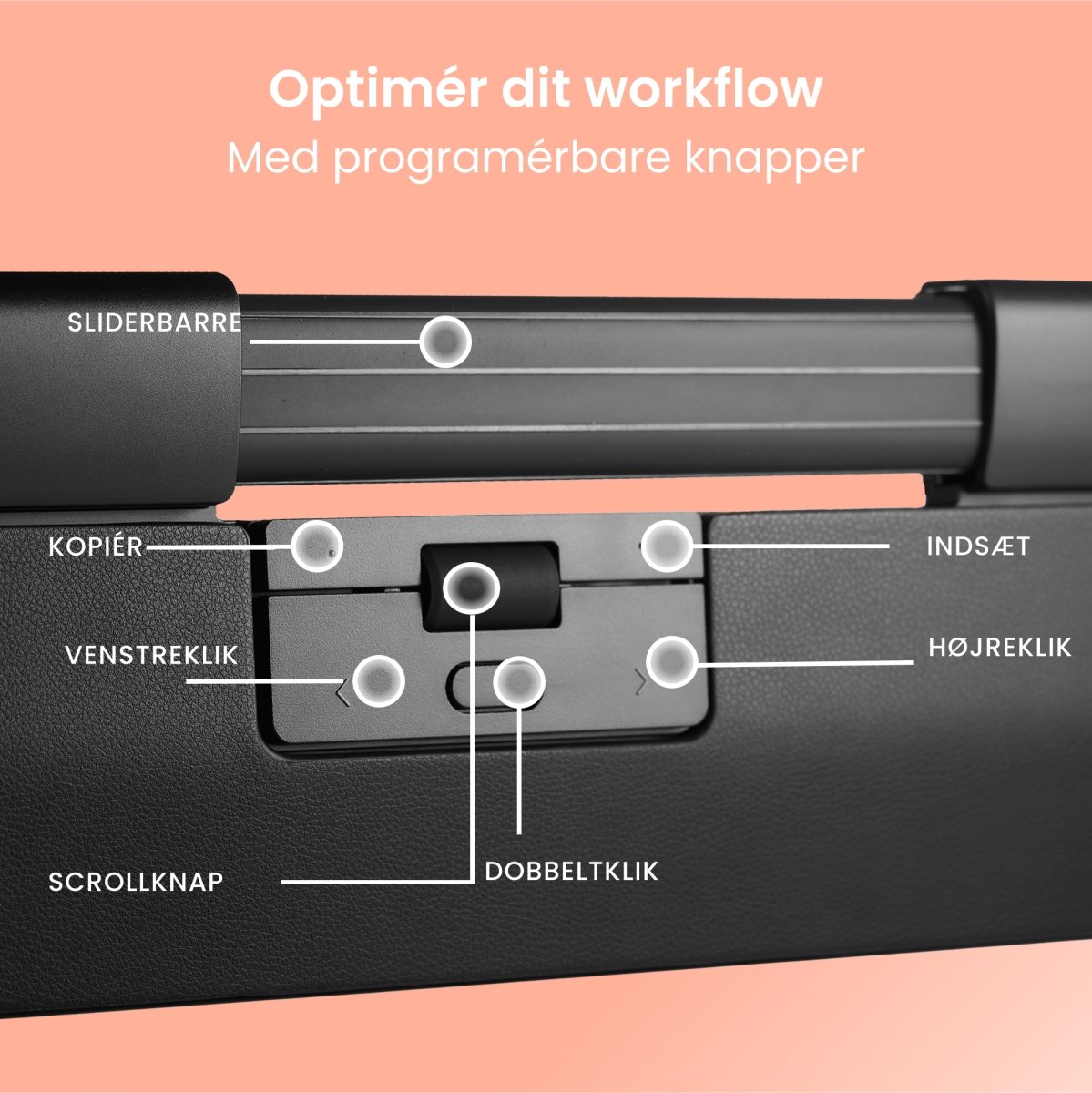 Contour SliderMouse Pro Trådlös Slim WR, läder