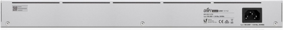 Ubiquiti UniFi 16-Port PoE Switch, 42W