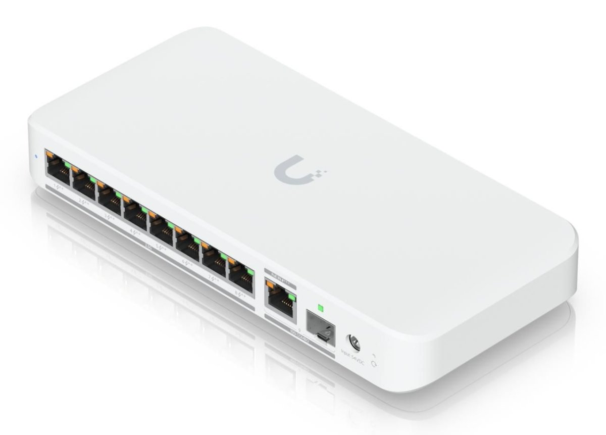 Ubiquiti UniFi USW-Flex, 8-portar, 2,5 GbE, PoE++