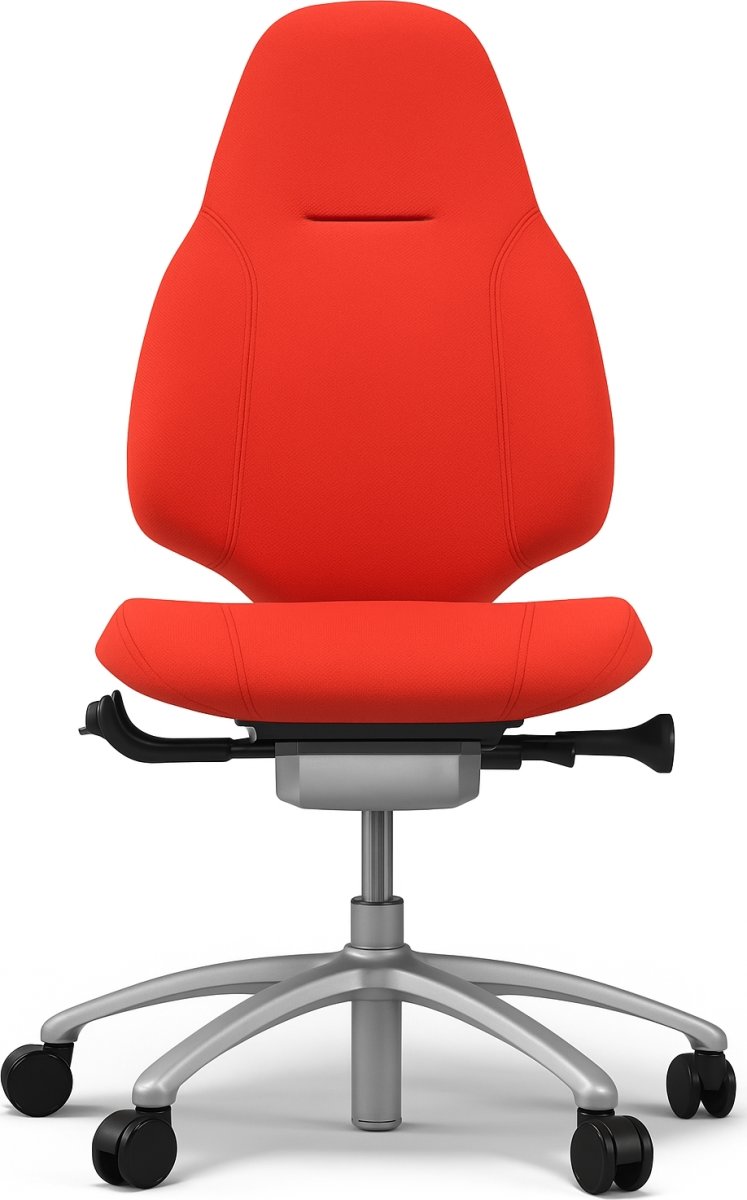 Kontorsstol RH Mereo 220 Svart tyg/Aluminium Gas