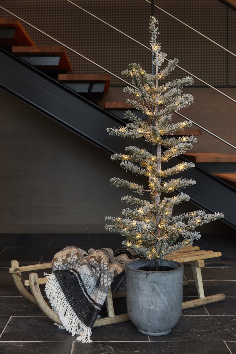 Sirius Alfred Trä, inkl. LED-ljus, H. 120 cm