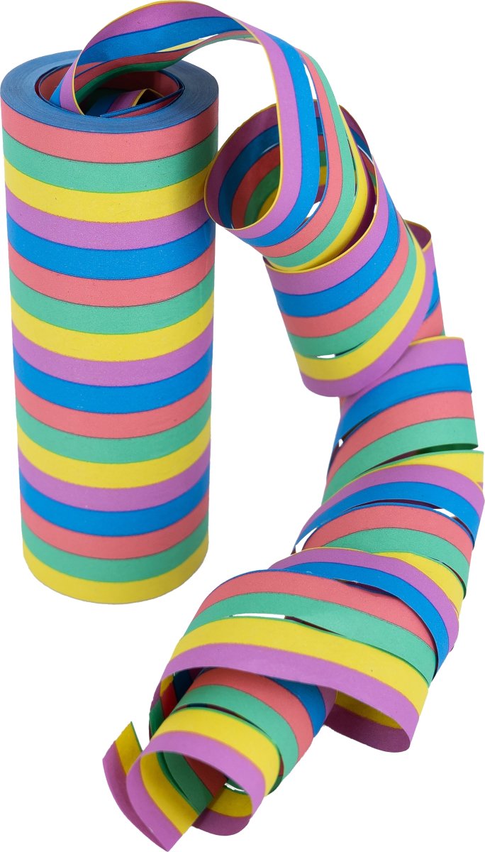 Serpentiner, jumbo, 1 rulle