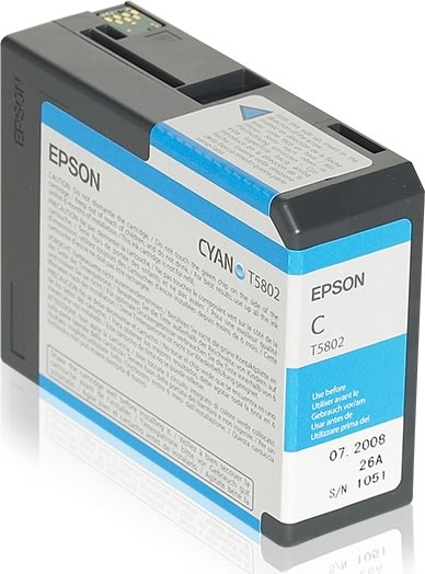 Epson C13T580200 bläckpatron, cyan, 80 ml