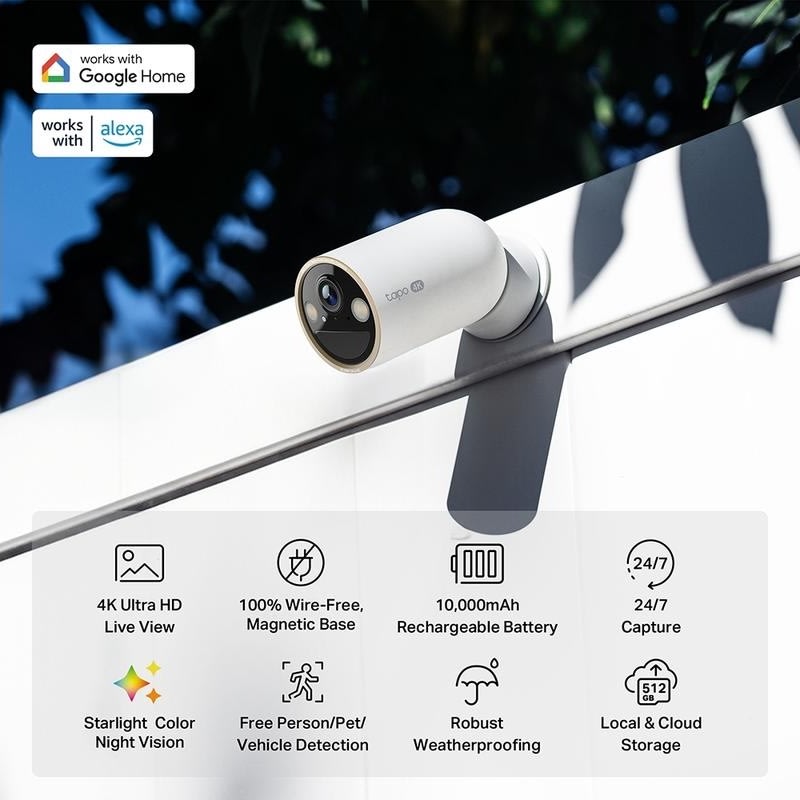 TP-Link Tapo C460 säkerhetskamera Utomhus