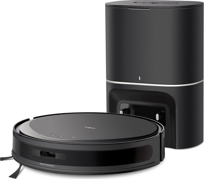 TP-Link Tapo RV20 robotdammsugare Påslös, Svart