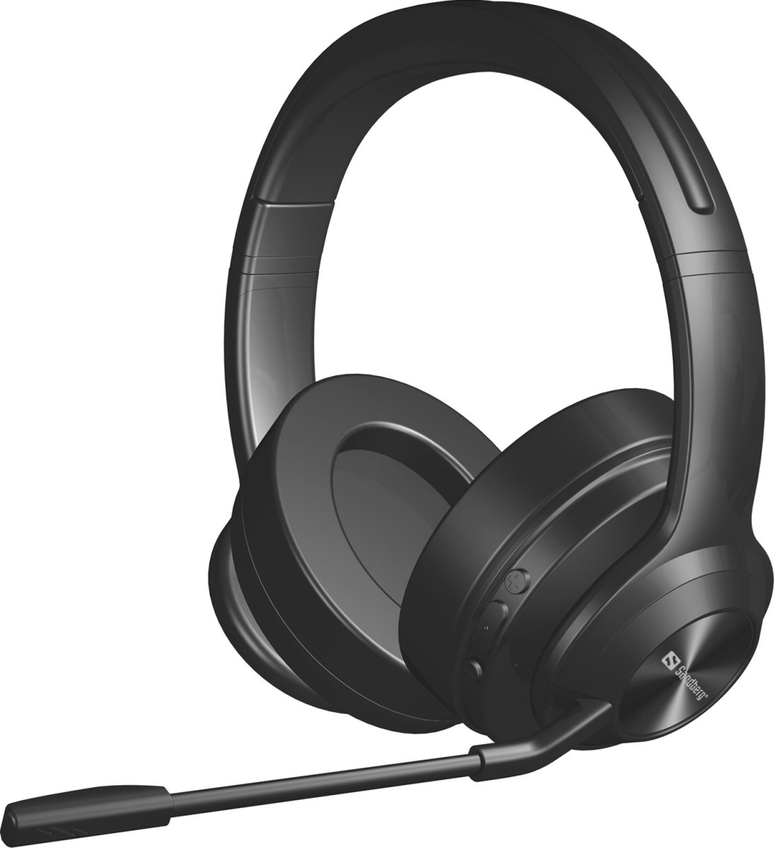 Sandberg Bluetooth ANC+ENC Pro headset, svart