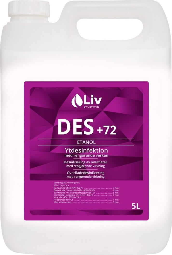 LIV Des +72 Ytdesinfektion | 5L