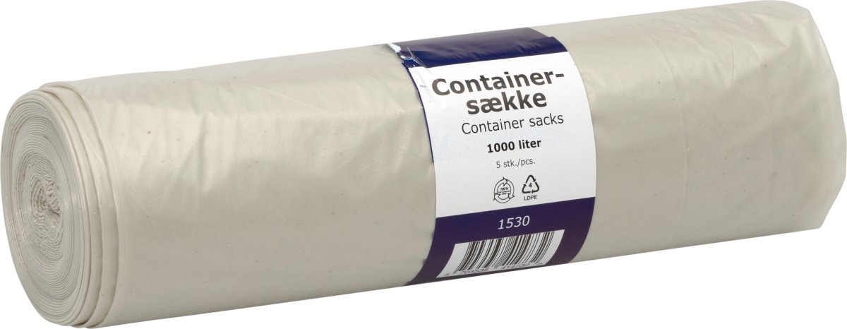 Containersäck 1000L | 228x172,5cm | 40my | Klar